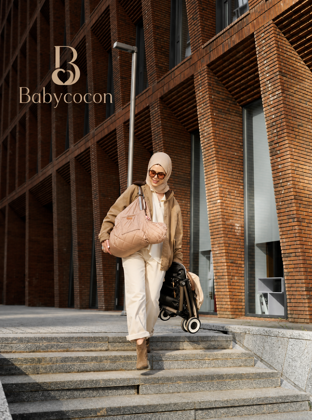 قطن موسلين 100% | نقّليه وهو راقد  Babycocon حاملة نقل الرضيع